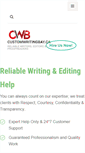 Mobile Screenshot of customwritingbay.ca